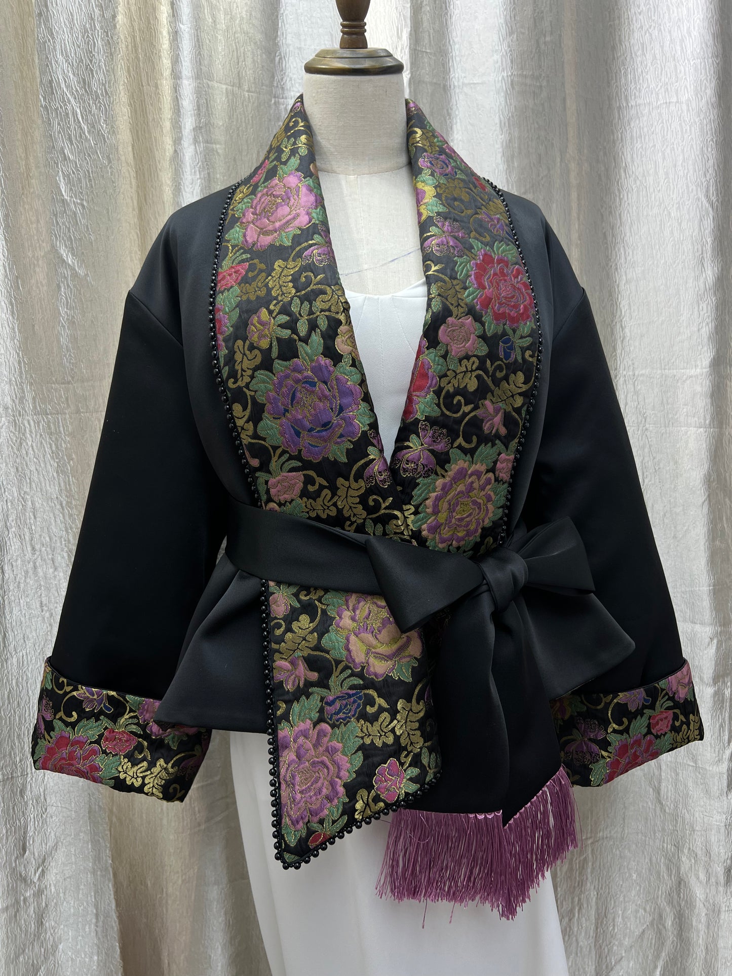 Reversble jacquard jacket
