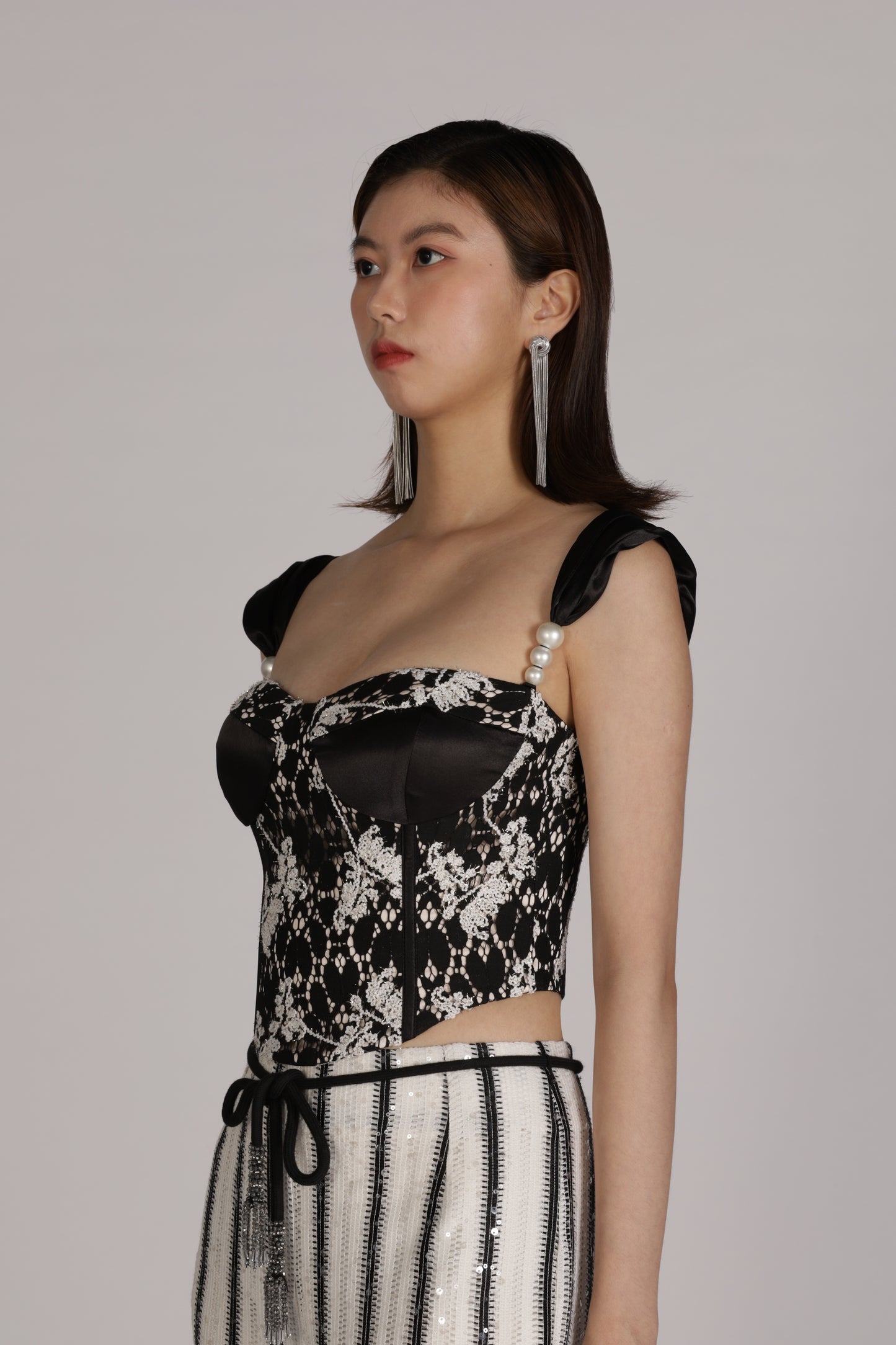 Classic Floral bustier