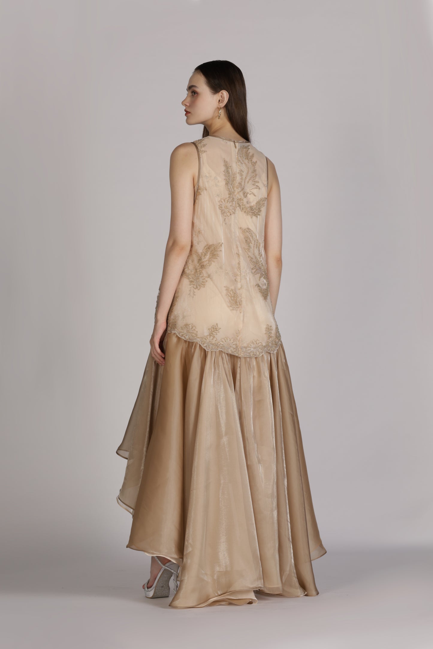 Gilded Mist Gown