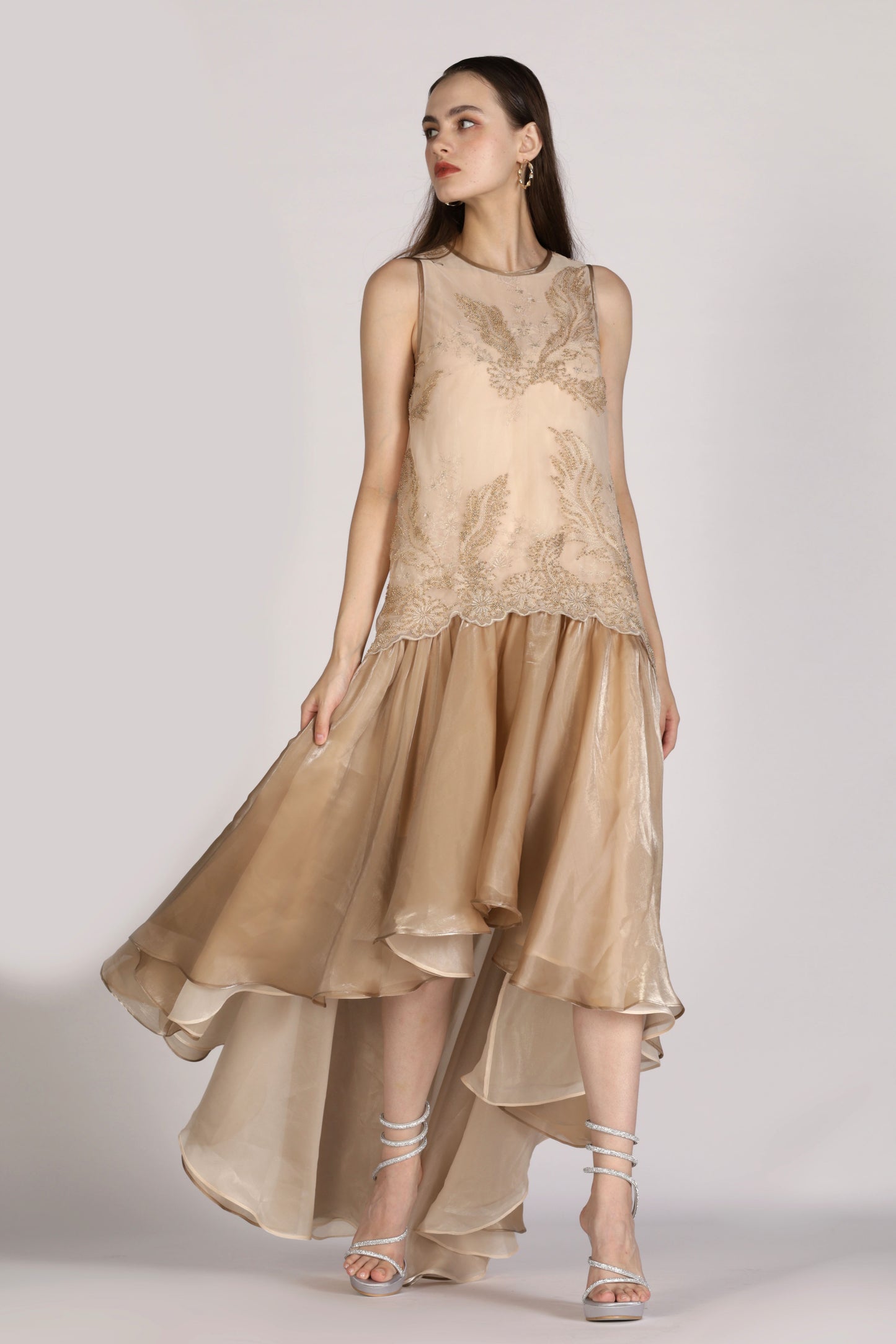 Gilded Mist Gown