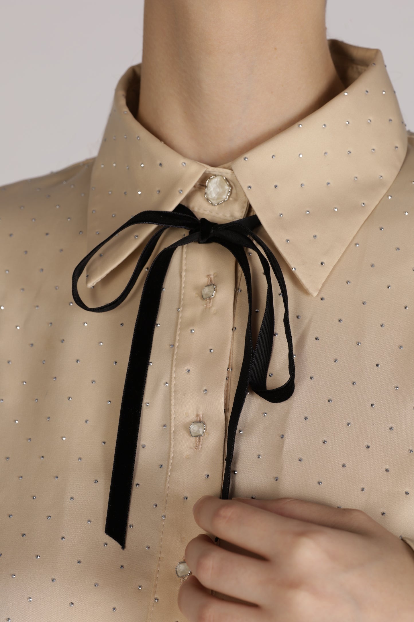 Bow short shirt