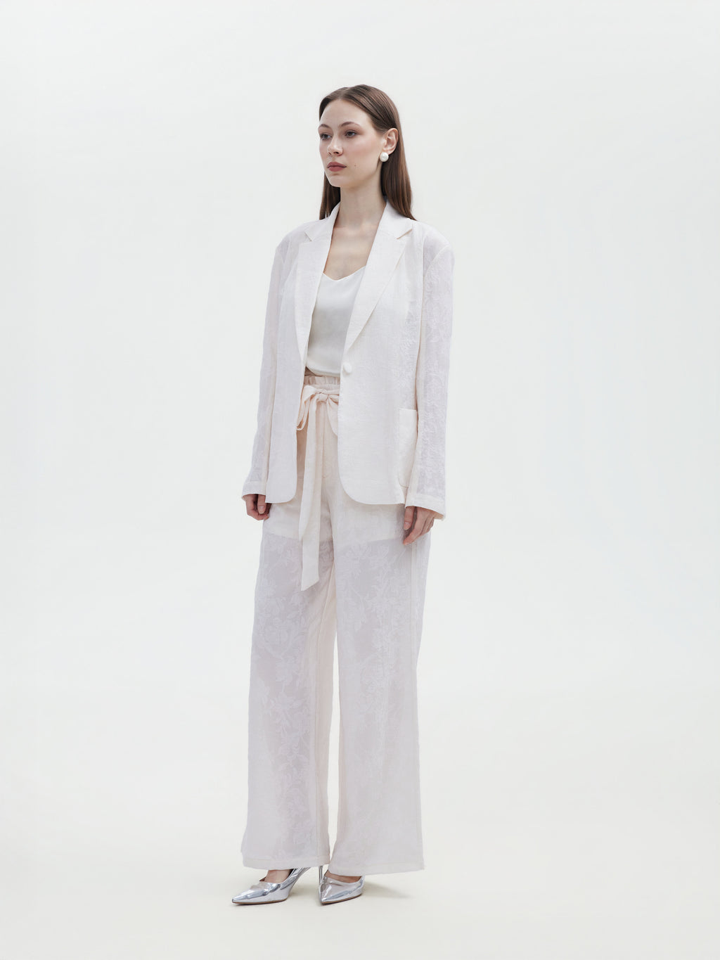 FLORAL ACETIC WIDE LEG PANT