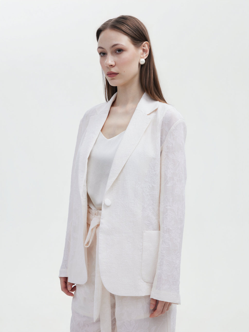 FLORAL ACTIC OVERSIZED BLAZER