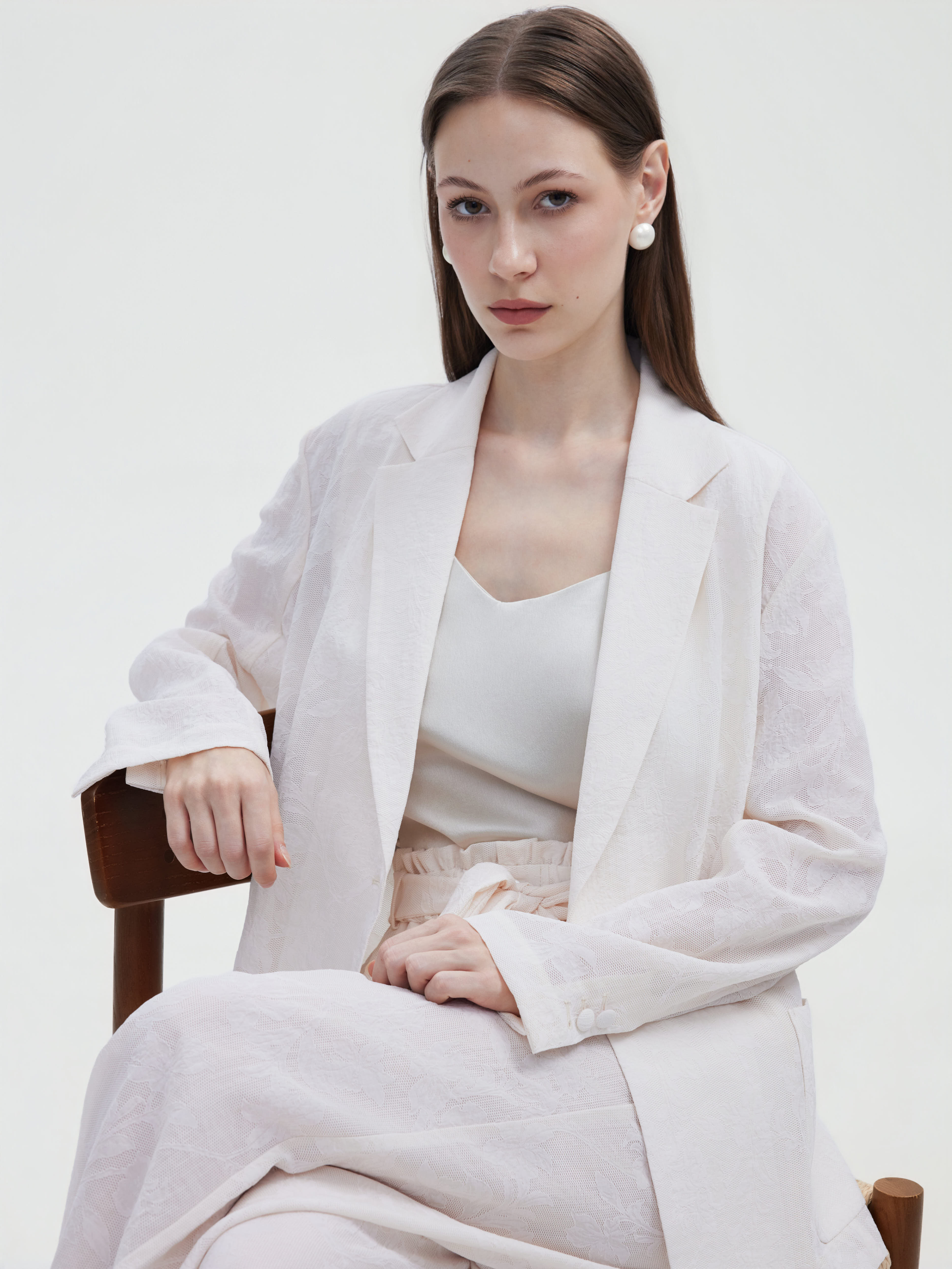 FLORAL ACTIC OVERSIZED BLAZER