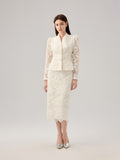CLASSIC WHITE LACE JACKET
