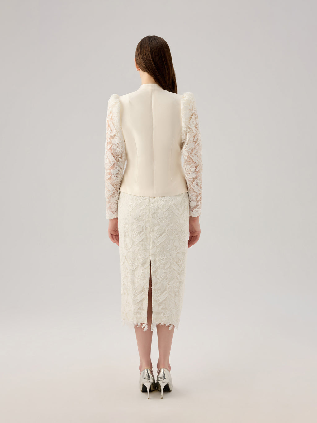 CLASSIC WHITE LACE JACKET