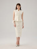 SILK LACE VEST