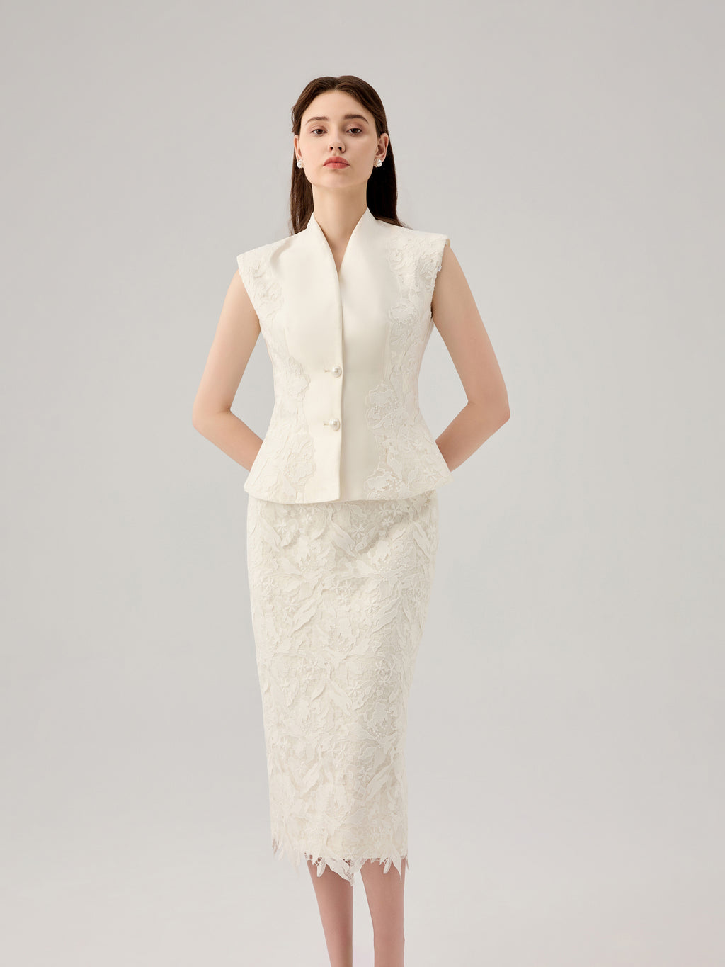 SILK LACE VEST
