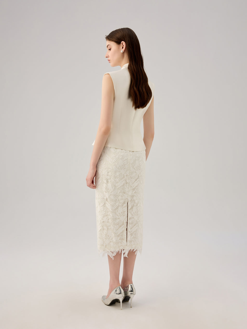 SILK LACE VEST