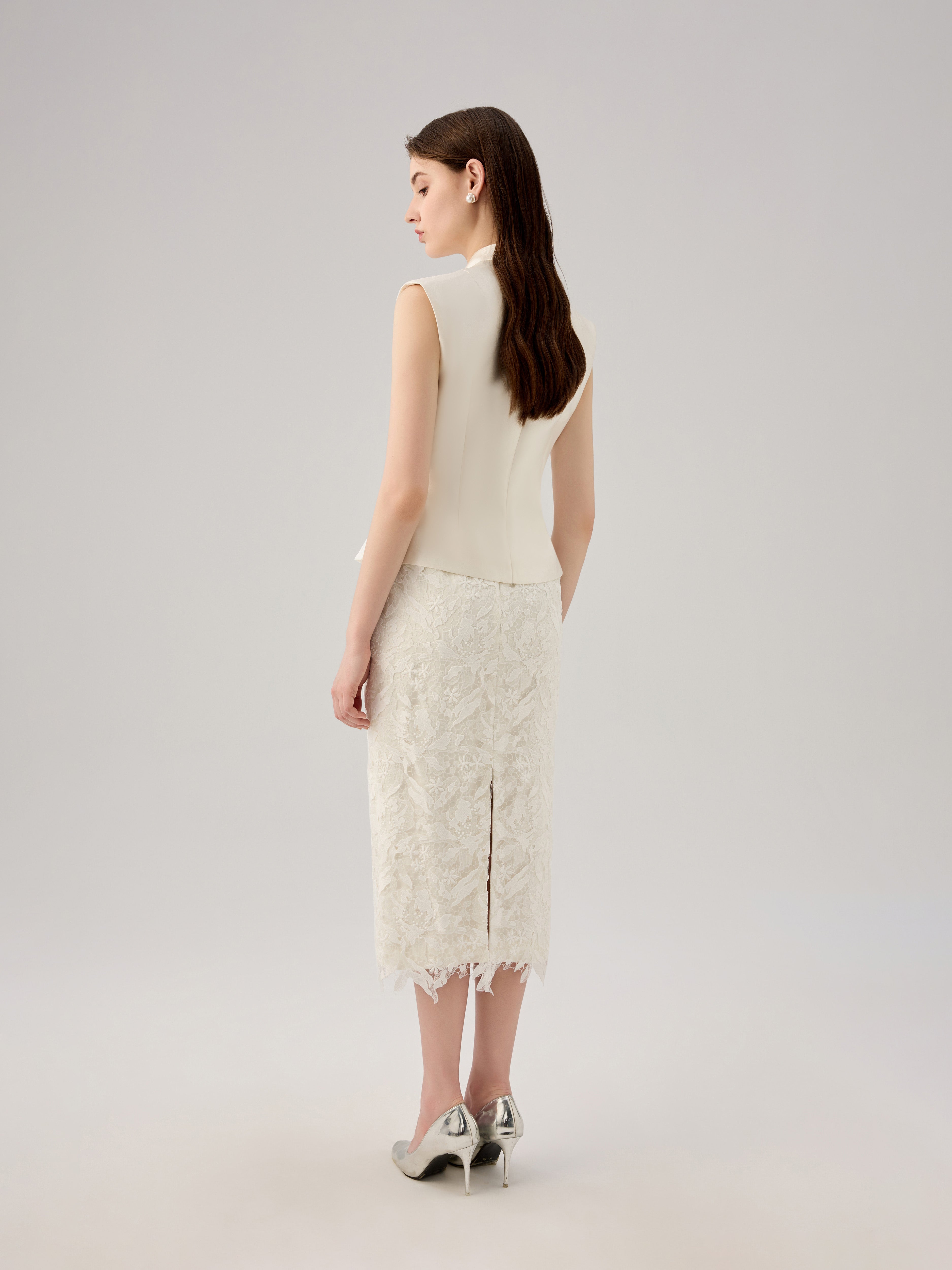 SILK LACE VEST