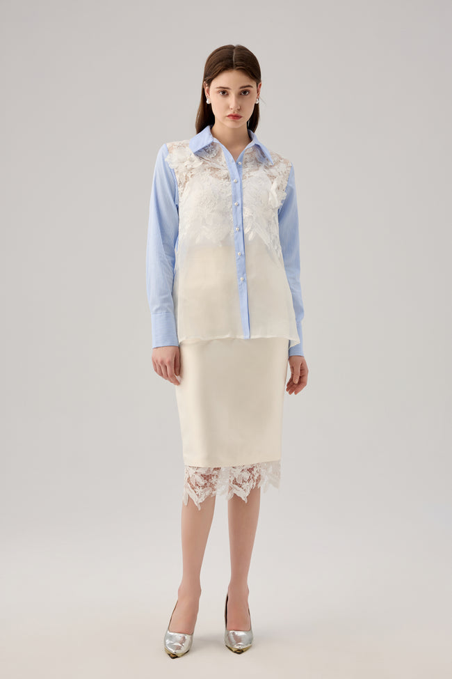 Lace shirt Hover Image