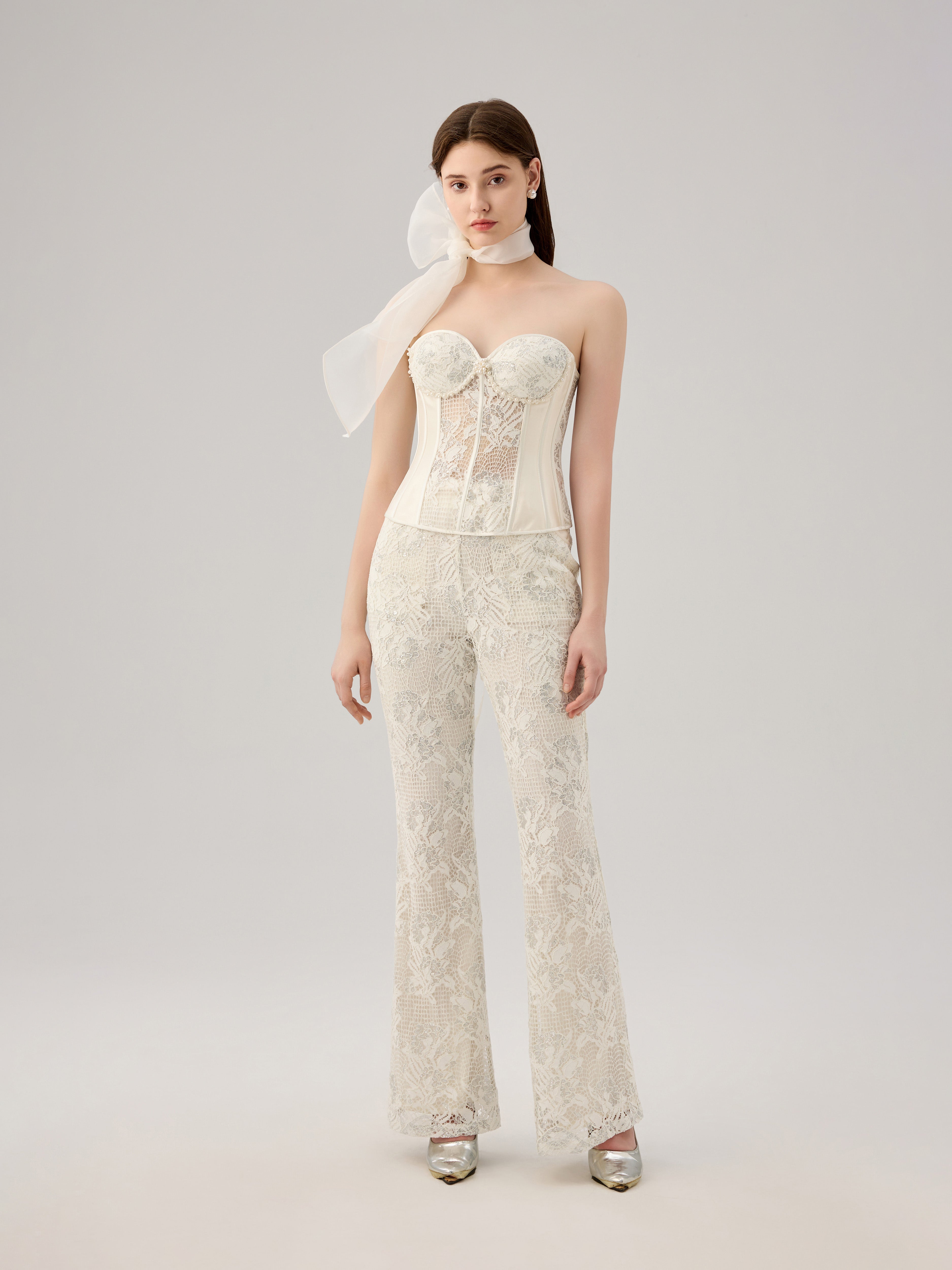 PEARL PATCHED CORSET