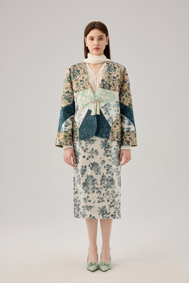 Flora Patchwork Jacket Hover Image