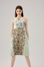 Patchwork A line dress