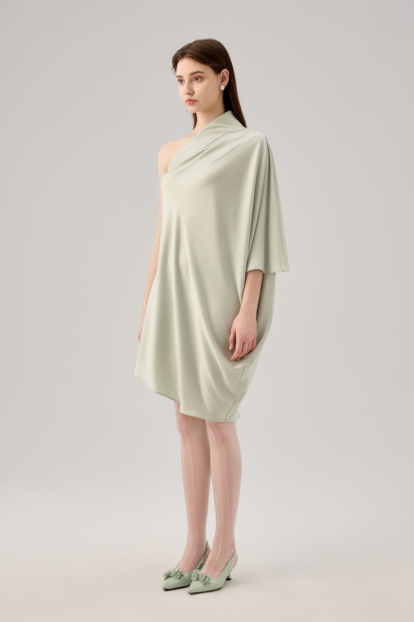 One shoulder Acid dress