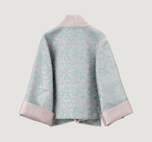 REVERSIBLE JACQUARD JACKET