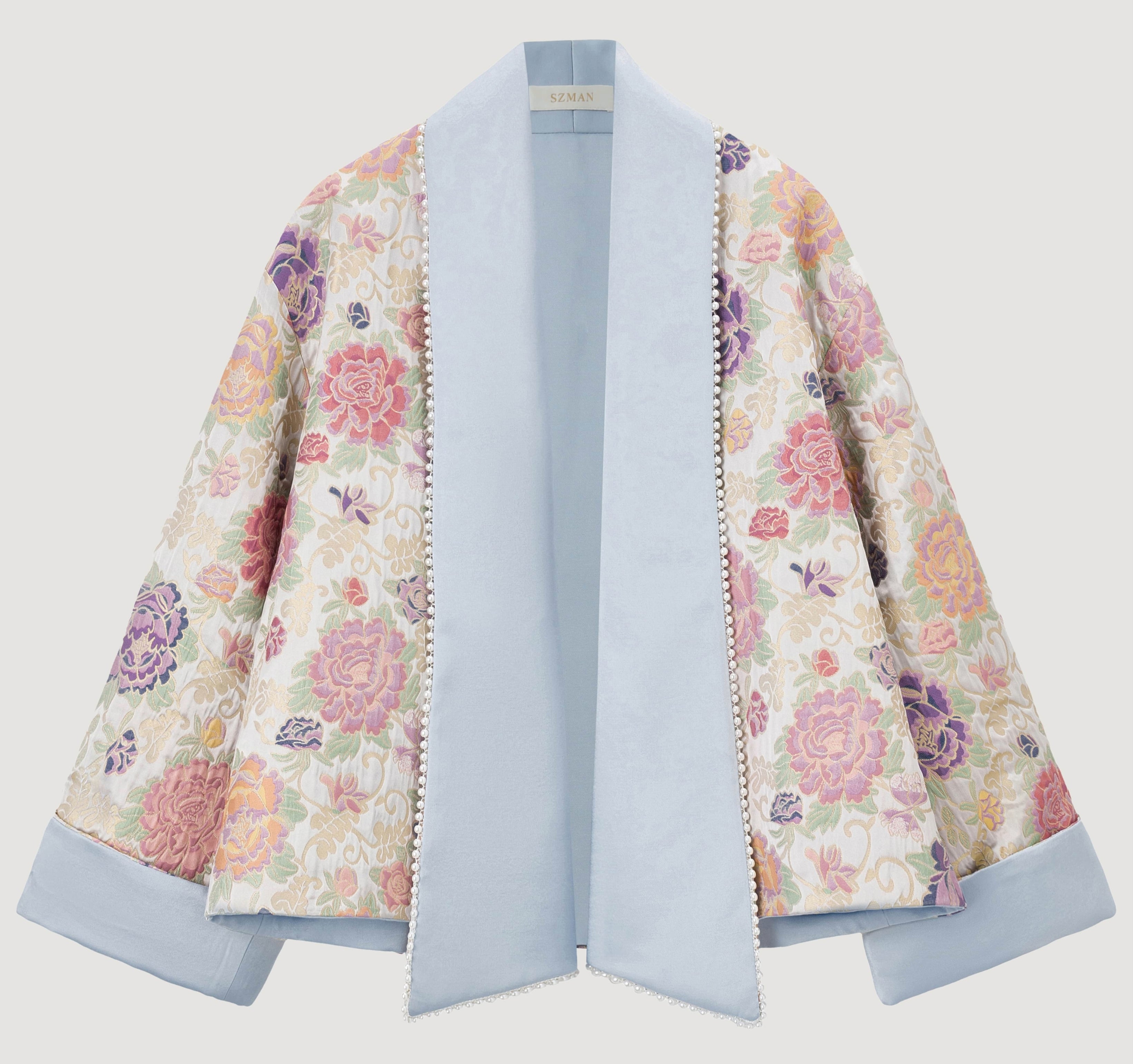 ジ*✨様 【mame】Floral Jacquard Jacket Floral Jacquard Denim Jacket 6S