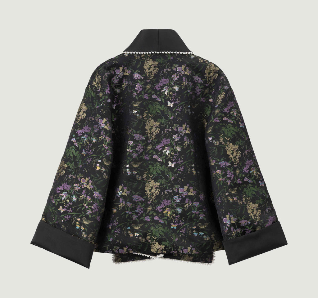 Reversble jacquard jacket