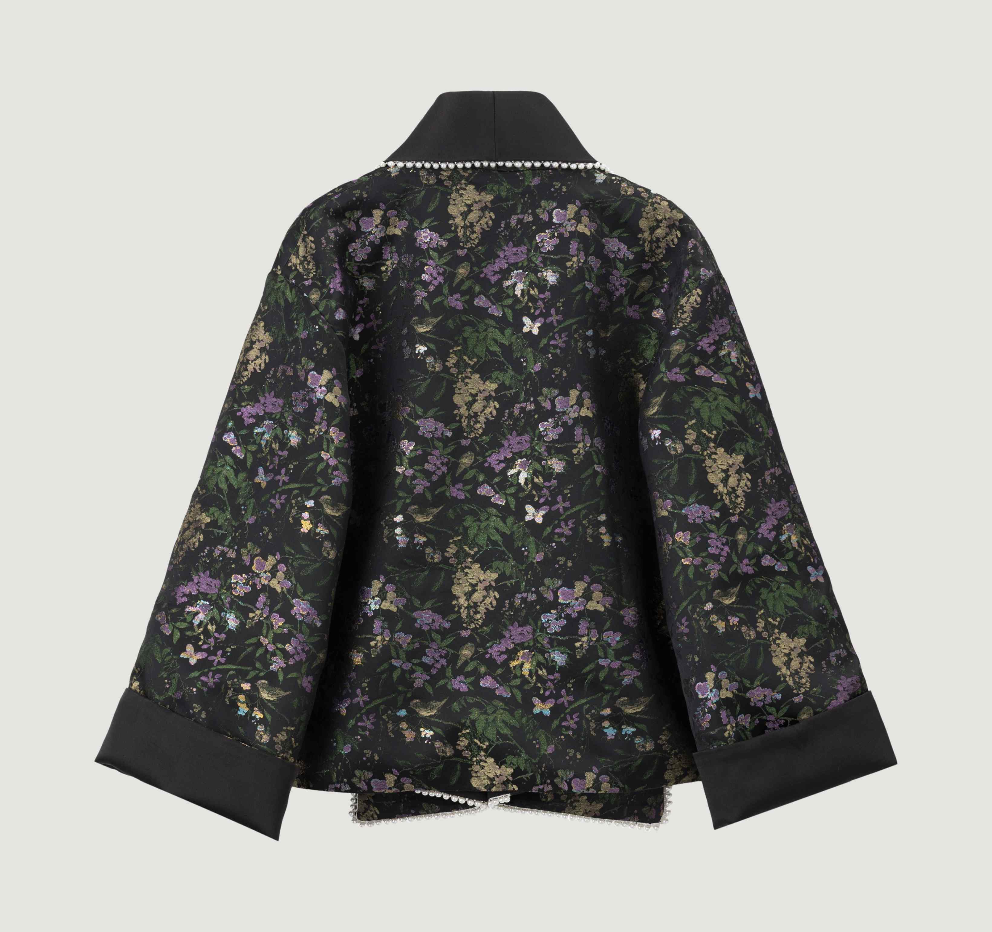 Reversble jacquard jacket