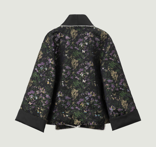 REVERSIBLE JACQUARD JACKET