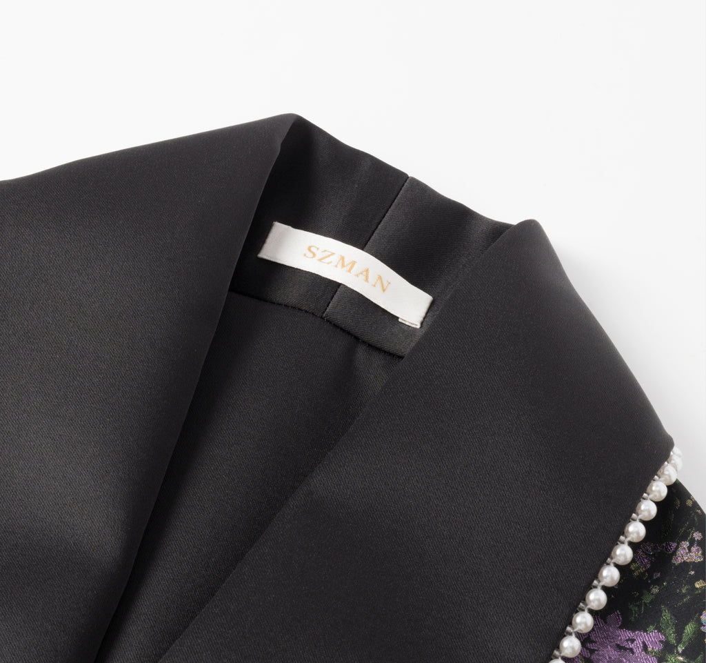 Reversble jacquard jacket