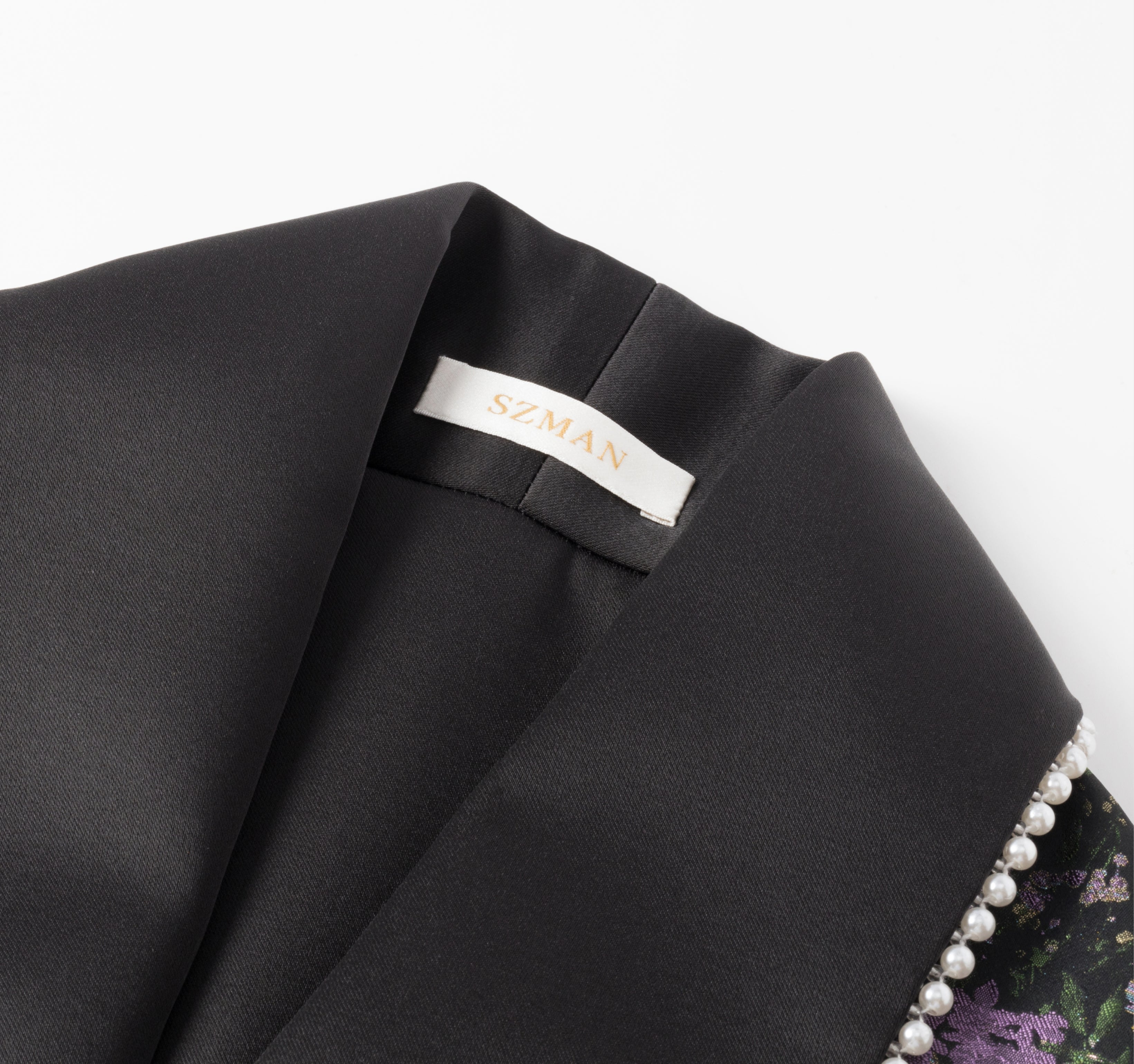 Reversble jacquard jacket