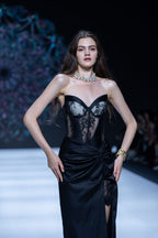 Butterfly lace corset