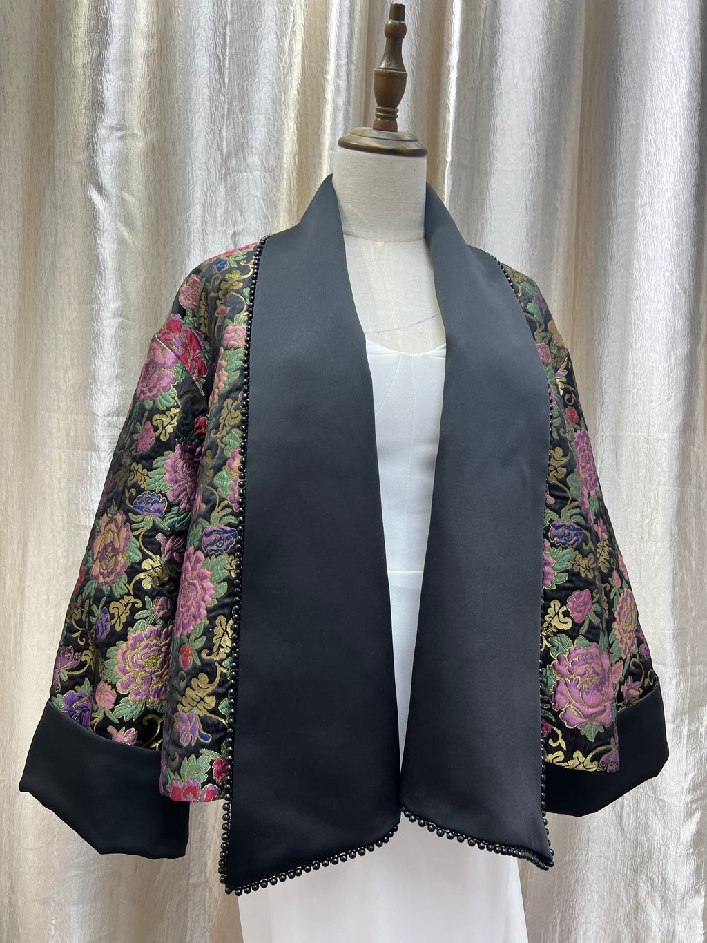 Reversble jacquard jacket