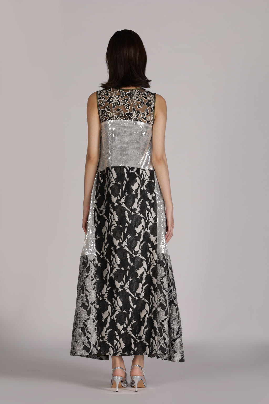 Patchwork Sequin Dress