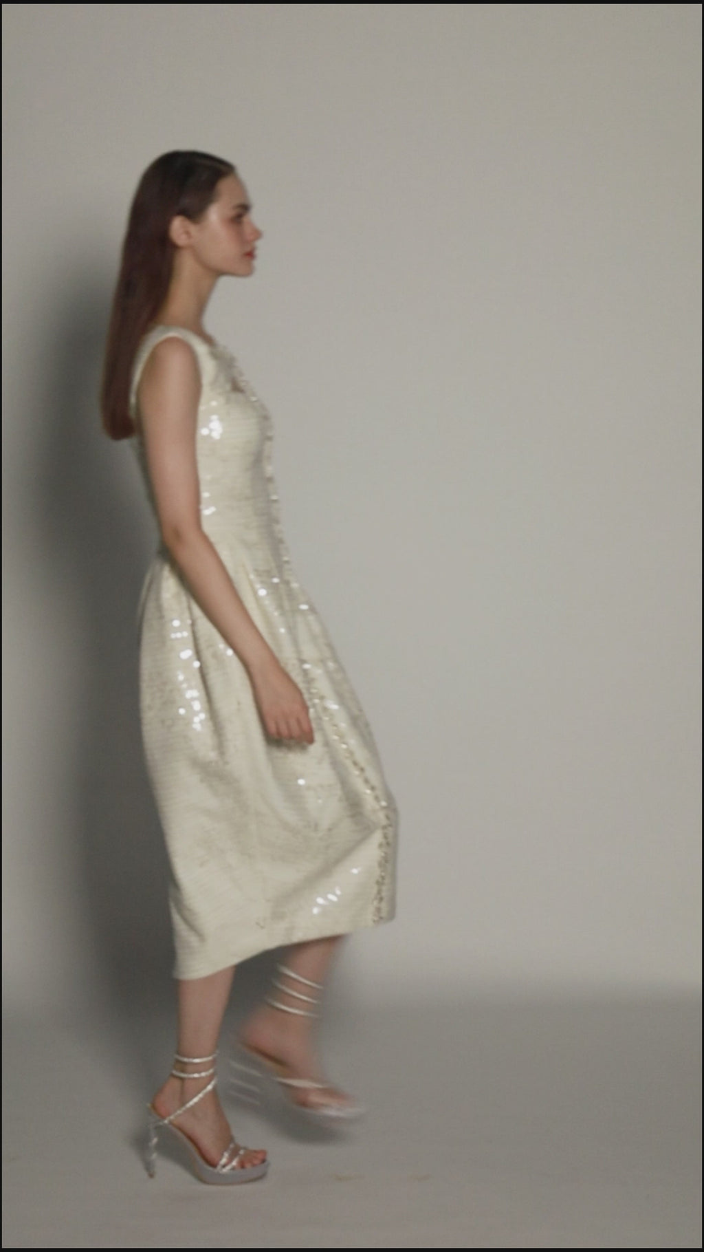 Embroidered Midi Dress